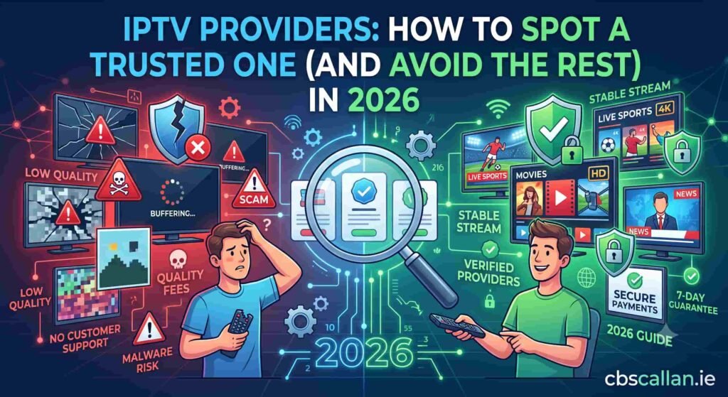 IPTV providers Ireland - how to choose a trusted provider guide 2026